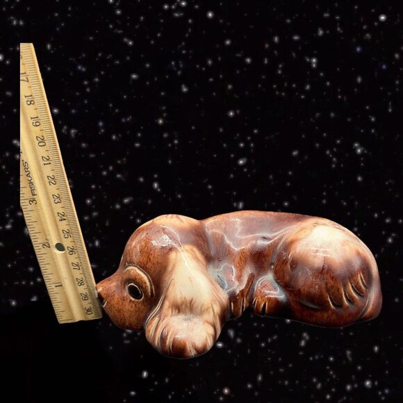 Vintage 1940's Lichten Ware Boston Figurine Dog Amanda Hand Made Pottery Figure - Picture 7 of 12